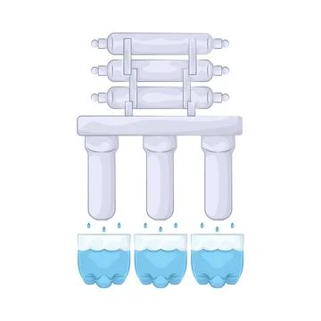 Water Filter Illustration Stock Illustration