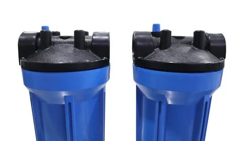 Water filter isolated on white Stock Photos
