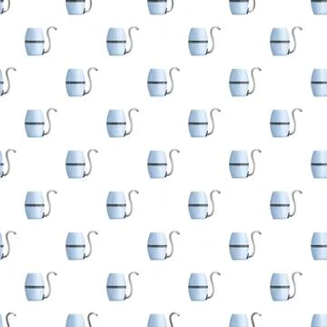 Water filter pitcher pattern for clean drinking concept Stock Illustration