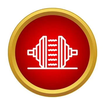 Water filter processing system engineering icon concept イラスト素材