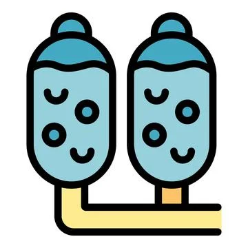 Water filter purification system removing small particles Stock Illustration