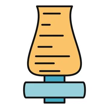 Water filter system icon for clean industry processing Stock Illustration