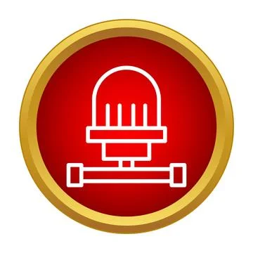Water filter system icon for purification technology Stock Illustration