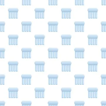 Water filter system seamless pattern clean drinking theme Stock Illustration