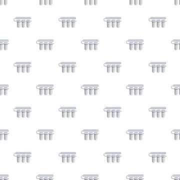 Water filtration system pattern for clean purification Illustrazione stock