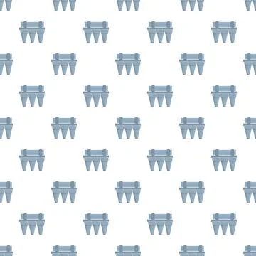Water filtration systems pattern seamless white background Stock Illustration