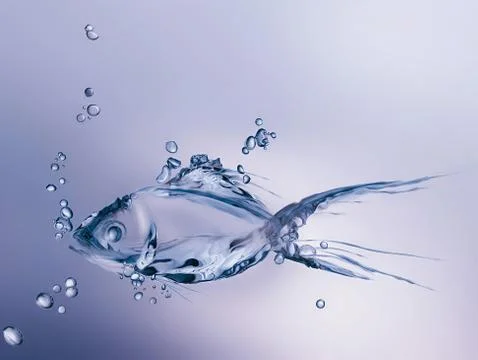 Water Fish Illustrazione stock