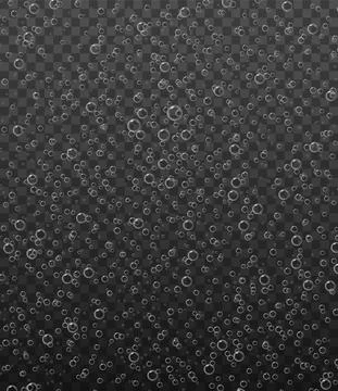 Water fizzing bubble sparkle vector background. Fizzy air soda champagne イラスト素材
