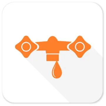 Water flat icon Stock Illustration