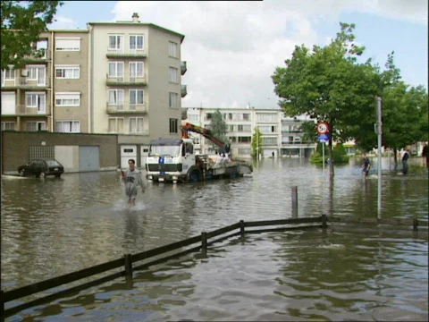 Water flood Stock Footage 637019