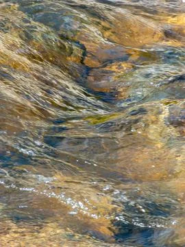 Water flood texture in the stream Stock Photos
