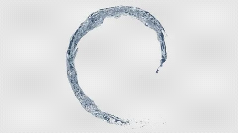 Water Flow on Alpha Stock Footage 264796638