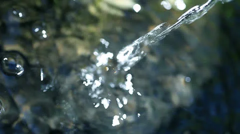 Water flow and bokeh Stock-Footage 24895503