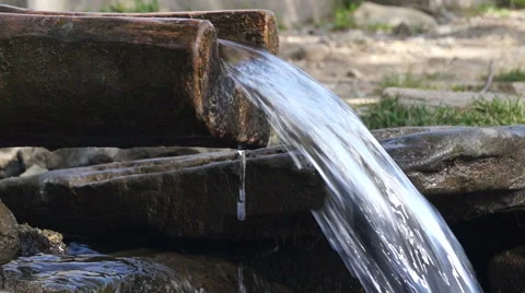 Water Flow coutnry side Stock Footage 49875285