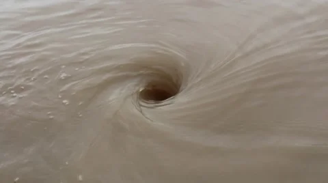 Water flow into the drain Stock Footage 56081627
