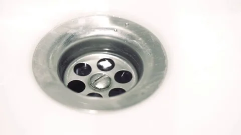 Water flow drain. Stock Footage 74665577