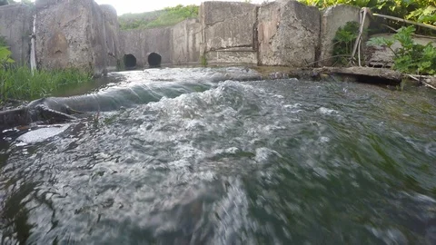Water flow Stock Footage 90463576
