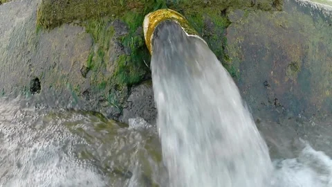 Water flow Video stock 242254627