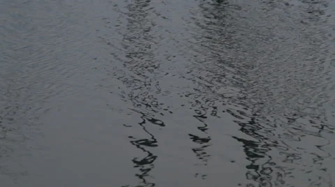 Water flow in a lake Stock Footage 35103098