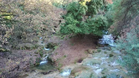 Water flow in a magical stream Stock Footage 170890809