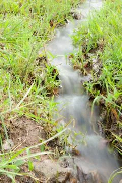 Water flow paths Stock Photos
