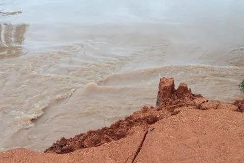 Water flow. Foto stock