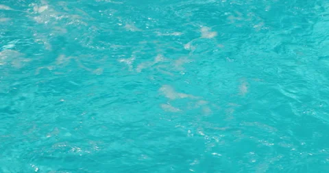 Water flow in a pool where the counter-current system is active. Stock Footage 278031723