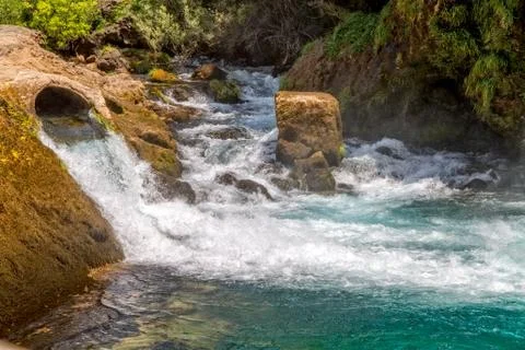Water flow in the river Stock Photos