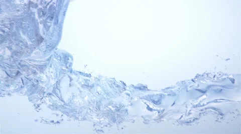 Water flow splashing Stock Footage 60585281