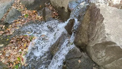 Water flow stream in Tokyo Landscape Stock Footage 164888647