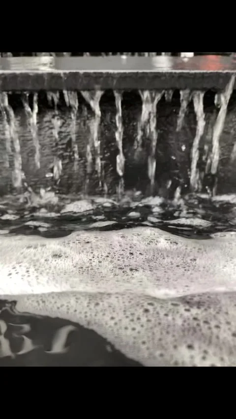 Water flow from top to low Stock Footage 309073987