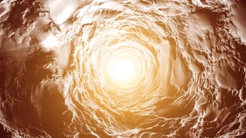 Water Flow Tunnel Background Stock Footage 348026977