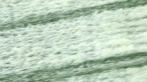 Water flowing behind dam Stock Footage 53206612