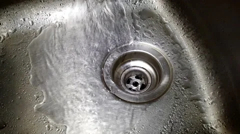 Water flowing down the drain Video stock 53764079