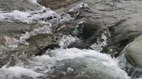 Water Flowing Down a River (10 of 24) Stock Footage 21852822