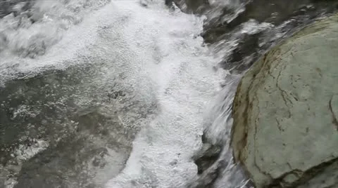 Water Flowing Down a River (11 of 24) Stock Footage 21852849