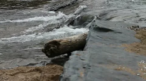 Water Flowing Down a River (14 of 24) Stock Footage 21853279