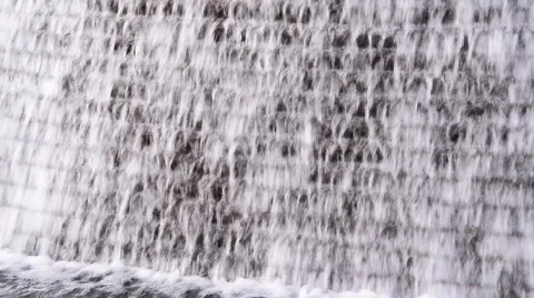 Water flowing down the steps. Stock Footage 55121338