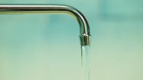 Water Flowing From Faucet Stock Footage 10834341
