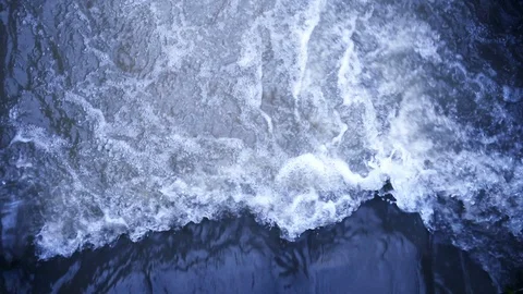 Water flowing in force Stock Footage 114681909