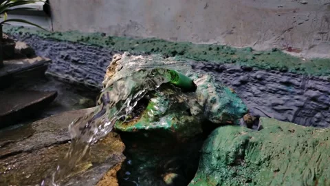 Water flowing from the hose Stock Footage 210028122