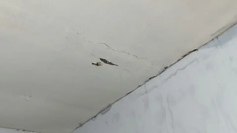 Water flowing from a leaking ceiling 動画素材 288946460