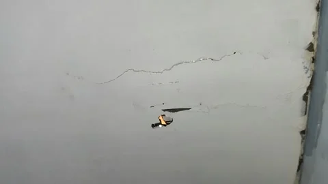 Water flowing from a leaking ceiling 動画素材 288946479