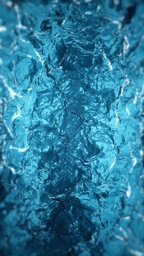 Water Flowing Liquid Patterns Animation Loop Video stock 335881300