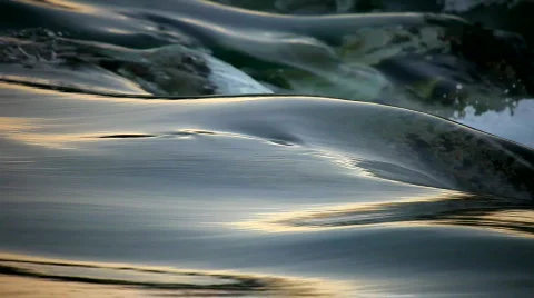 Water flowing  in looping Stock Footage 621442