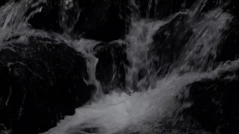 Water Flowing from the Mountain. Stock Footage 218564867