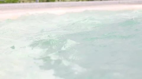 Water flowing into the ocean Video stock 310355520