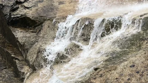 Water Flowing Over Rocks Stock Footage 137259177