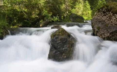 Water flowing Stock Photos