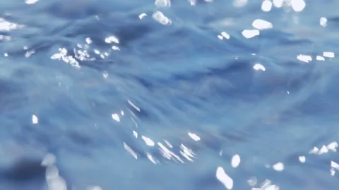 Water flowing in the river Stock Footage 258848206